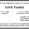 Paulini Erich 1926-2015 Todesanzeige